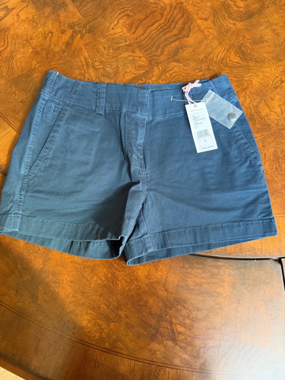 Vineyard Vines Navy Cotton Bermuda Shorts 3.5” NWT